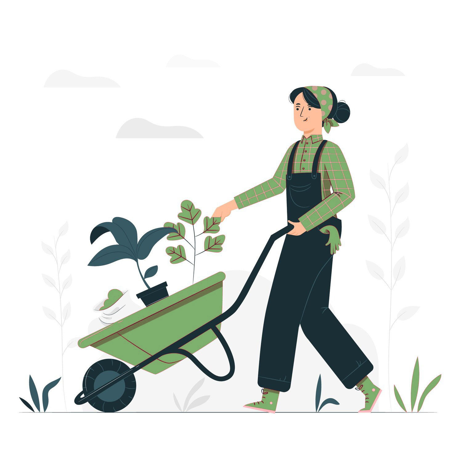 Illustration Jardinage